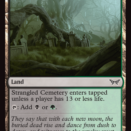 Strangled Cemetery [Duskmourn: House of Horror] Foil