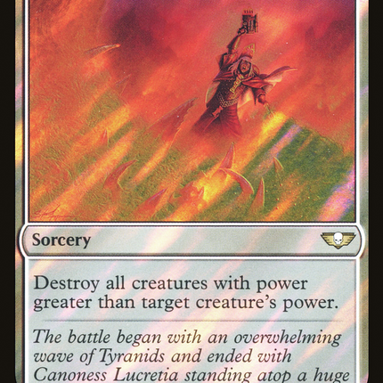 Fell the Mighty [Warhammer 40,000 Commander] Surge Foil