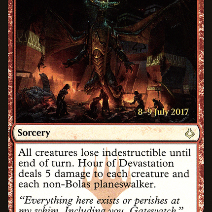Hour of Devastation [Hour of Devastation Promos] Prerelease Foil