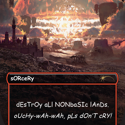 Ruination (Borderless) [Secret Lair Drop]