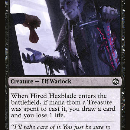 Hired Hexblade [Adventures in the Forgotten Realms]
