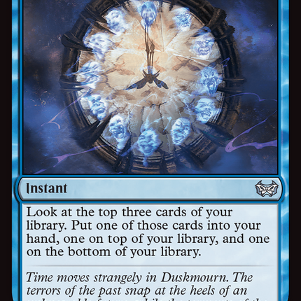 Telling Time [Duskmourn: House of Horror Commander] Foil