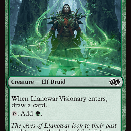 Llanowar Visionary [Foundations Jumpstart] Foil