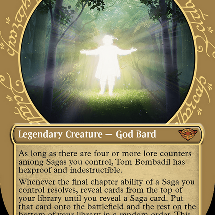 Tom Bombadil (Showcase) (Borderless) [The Lord of the Rings: Tales of Middle-earth] Surge Foil
