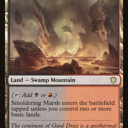 Smoldering Marsh [Crimson Vow Commander]