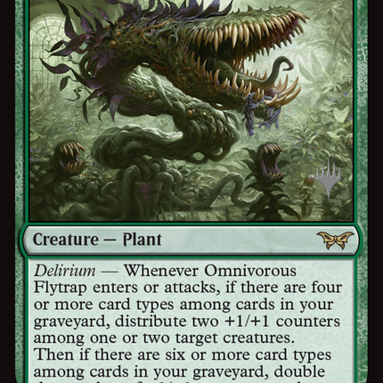 Omnivorous Flytrap [Duskmourn: House of Horror Promos] Foil
