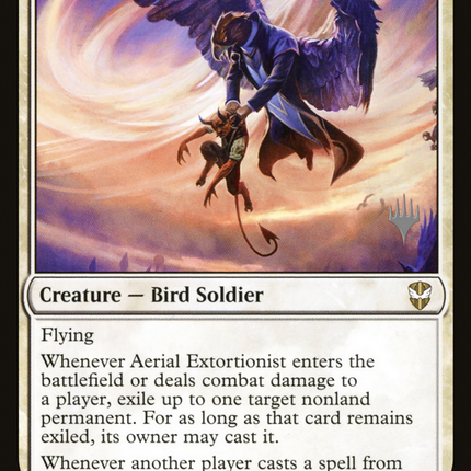 Aerial Extortionist [New Capenna Commander Promos] Foil
