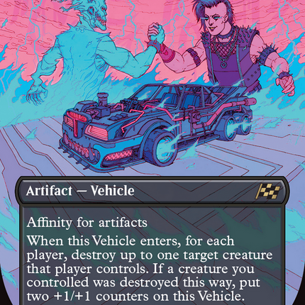 Demonic Junker (Borderless) [Aetherdrift] Foil