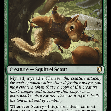 Scurry of Squirrels [Bloomburrow Commander]