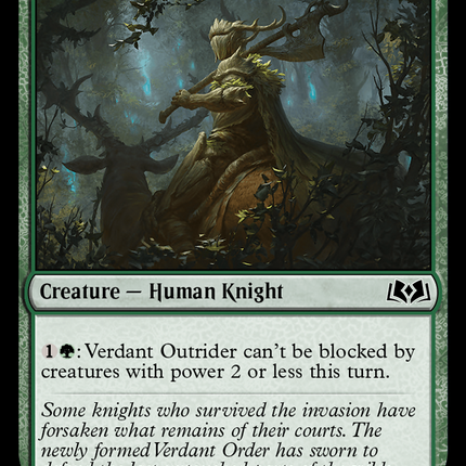 Verdant Outrider [Wilds of Eldraine]
