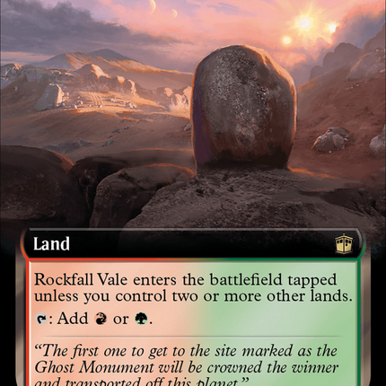 Rockfall Vale (Extended Art) [Doctor Who] Surge Foil