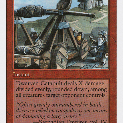 Dwarven Catapult [Fifth Edition]