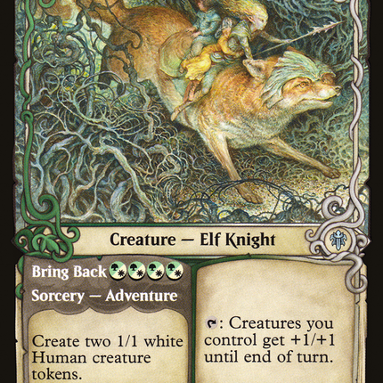 Oakhame Ranger // Bring Back (Showcase) [Throne of Eldraine]