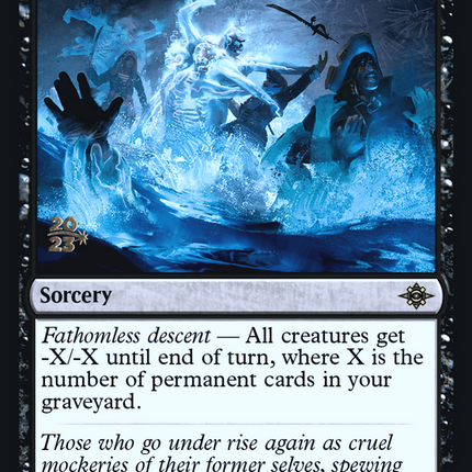 Terror Tide [The Lost Caverns of Ixalan Promos] Prerelease Foil