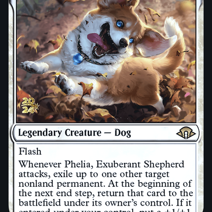 Phelia, Exuberant Shepherd [Modern Horizons 3 Promos] Prerelease Foil