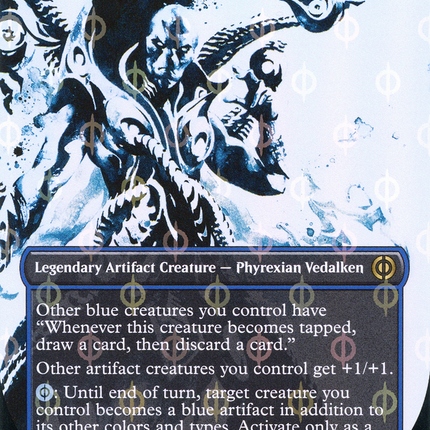 Unctus, Grand Metatect (Showcase) (Borderless) [Phyrexia: All Will Be One] Step-and-Compleat Foil