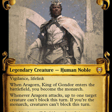 Aragorn, King of Gondor (Showcase) [Tales of Middle-earth Commander]