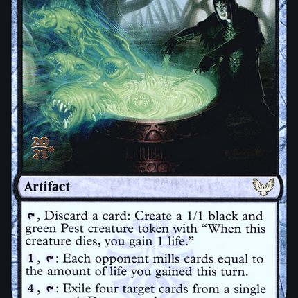 Pestilent Cauldron // Restorative Burst [Strixhaven: School of Mages Promos] Prerelease Foil