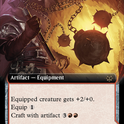 Dire Flail // Dire Blunderbuss (Extended Art) [The Lost Caverns of Ixalan]
