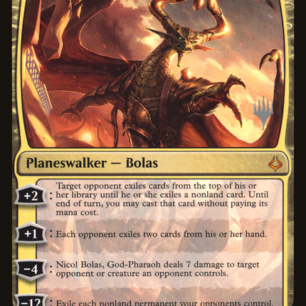 Nicol Bolas, God-Pharaoh [Hour of Devastation Promos]