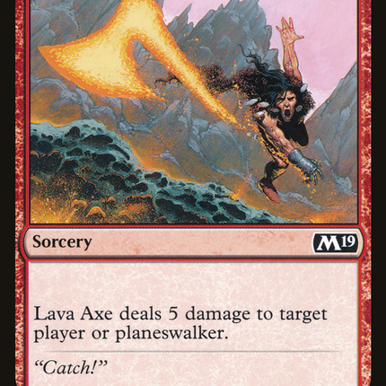 Lava Axe [Core Set 2019]