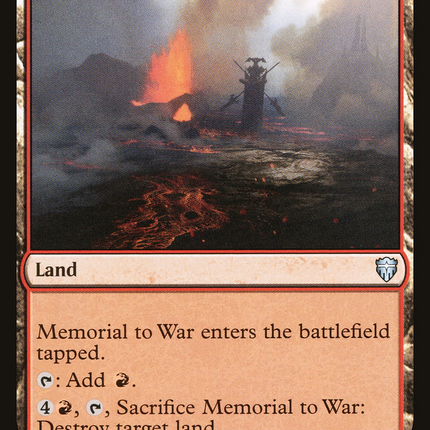 Memorial to War [Commander Legends]