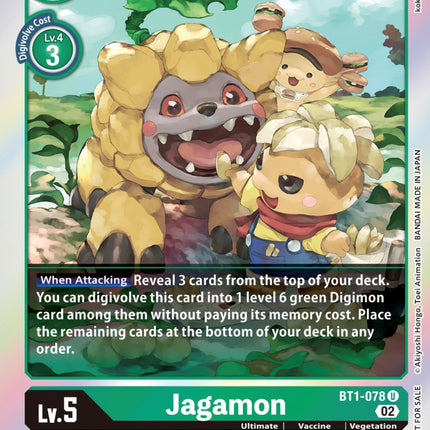 Jagamon [BT1-078] (Official Tournament Pack Vol. 7) [Release Special Booster Promos]