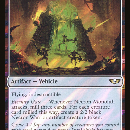 Necron Monolith [Warhammer 40,000 Commander] Surge Foil
