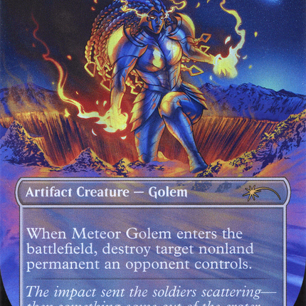 Meteor Golem (Borderless) [Secret Lair Drop]