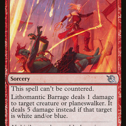 Lithomantic Barrage [March of the Machine]