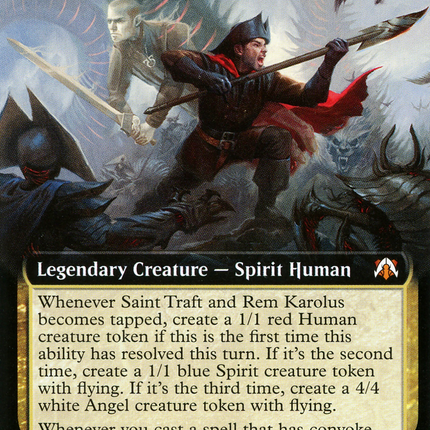 Saint Traft and Rem Karolus (Extended Art) [March of the Machine Commander]