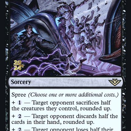 Rush of Dread [Outlaws of Thunder Junction Promos] Prerelease Foil