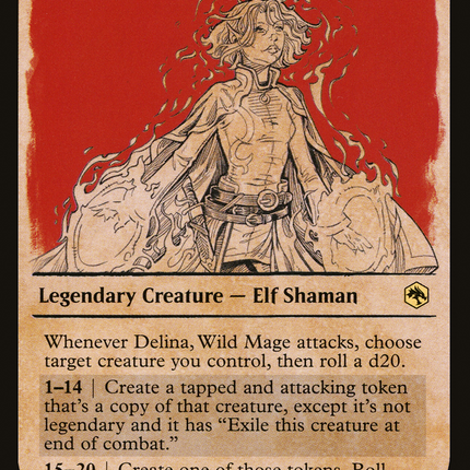 Delina, Wild Mage (Showcase) [Adventures in the Forgotten Realms]
