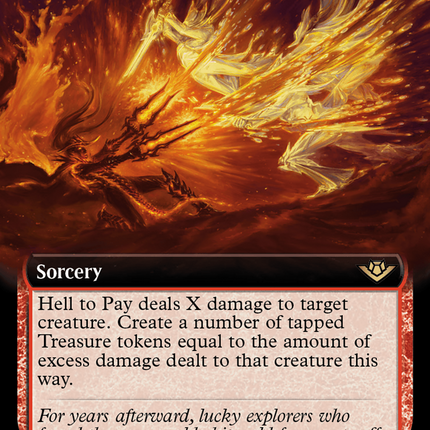 Hell to Pay (Extended Art) [Outlaws of Thunder Junction] Foil