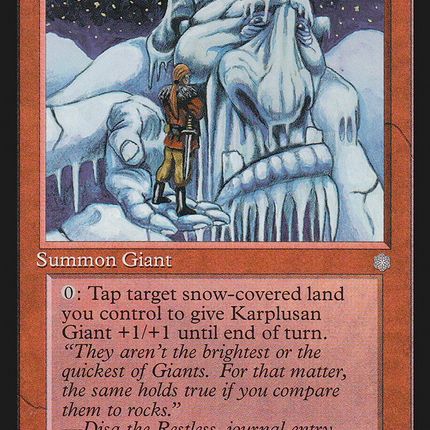 Karplusan Giant [Ice Age]