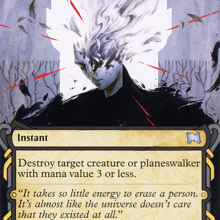 Eliminate (Showcase) (Borderless) [Strixhaven Mystical Archive]