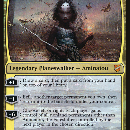 Aminatou, the Fateshifter [Commander 2018 Oversized] Foil