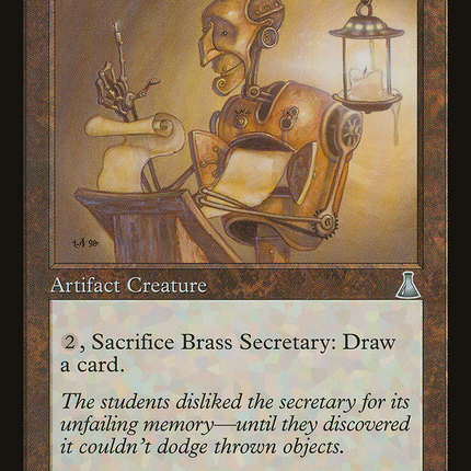 Brass Secretary [Urza's Destiny]