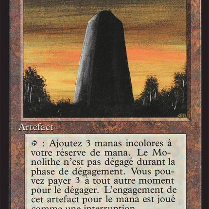 Basalt Monolith - Monolithe de basalte  [Foreign Black Border]
