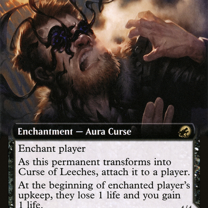 Curse of Leeches // Leeching Lurker (Extended Art) [Innistrad: Midnight Hunt]