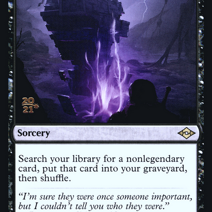 Unmarked Grave [Modern Horizons 2 Promos] Prerelease Foil