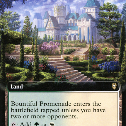 Bountiful Promenade (Extended Art) [Commander Legends: Battle for Baldur's Gate]