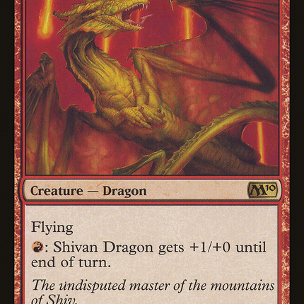 Shivan Dragon [Magic 2010]