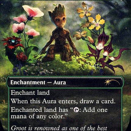 Abundant Groot - Abundant Growth (Rainbow Foil) [Secret Lair Drop Series] Foil