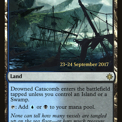 Drowned Catacomb [Ixalan Promos] Prerelease Foil