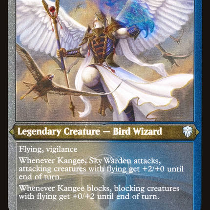 Kangee, Sky Warden [Commander Legends] Foil