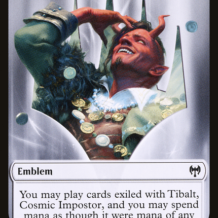 Tibalt, Cosmic Impostor Emblem [Kaldheim Tokens]