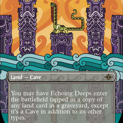 Echoing Deeps (Borderless) [The Lost Caverns of Ixalan]