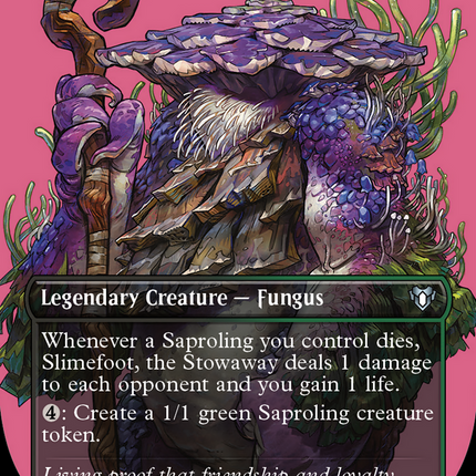 Slimefoot, the Stowaway (Borderless) [Commander Masters]
