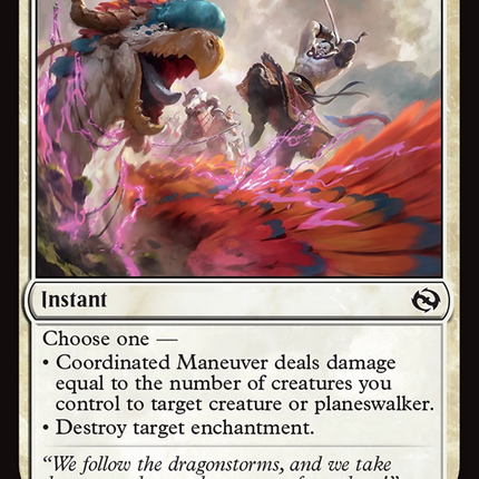Coordinated Maneuver [Tarkir: Dragonstorm] Foil
